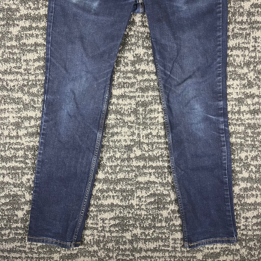 Levi's 511 Slim Fit Jeans Mens 33x32 Dark Wash Blue Stretch Denim Casual Classic - Picture 10 of 13